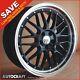 18 Dare Lm Bp Bbs Style Alloy Wheels Tyres Vw Golf / Caddy / Transporter T4