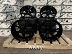 18 ESTORIL Style Alloy Wheels Gloss Black + Tyres Audi A3 S3 RS3 & TYRES