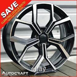 18 FARO BP Style ALLOY WHEELS X4 TYRES Fits VW GOLF / CADDY