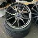 18 Ford Rs Style Alloy Wheels Satin Grey & 225/45/18 Tyres Connect 2014 Onward