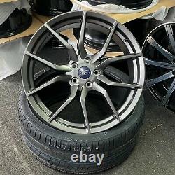 18 Ford RS Style alloy wheels Satin Grey & 225/45/18 tyres Connect 2014 Onward