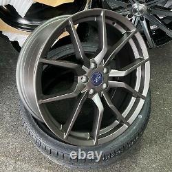 18 Ford RS Style alloy wheels Satin Grey & 225/45/18 tyres Connect 2014 Onward