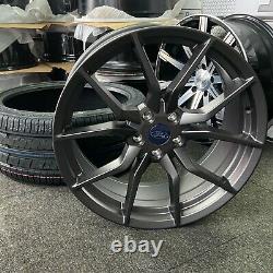 18 Ford RS Style alloy wheels Satin Grey & 225/45/18 tyres Connect 2014 Onward