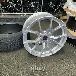 18 Ford RS Style alloy wheels gloss Silver & 225/40/18 tyres Focus Connect +