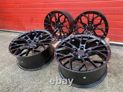 18 Ford Style Alloy Wheels Gloss Black Focus Kuga 18 5x108 Aluwerks Xt1