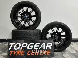 18 Genuine BMW 5 series E60 E61 MV2 Style Alloy Wheels & Tyres 5x120 18 Genuine BMW 5 series E60 E61 MV2 Style Alloy Wheels & Tyres 5x120