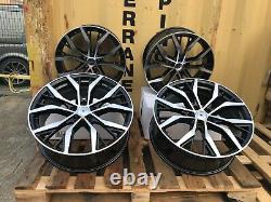 18 Golf GTI Dallas Style Alloy Wheels Gloss Black Machined VW MK5 MK6 MK7 5x112