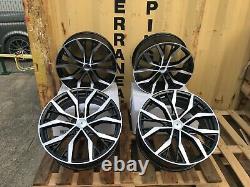 18 Golf GTI Dallas Style Alloy Wheels Gloss Black Machined VW MK5 MK6 MK7 5x112