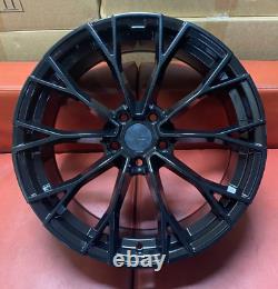 18 Golf R H Style Alloy Wheels To Fit Vw Golf Passat Caddy Eos Seat Black