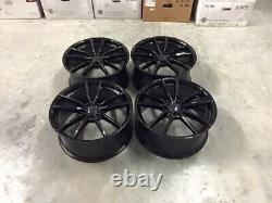 18 Golf R Pretoria Style Alloy Wheels Gloss Black Fits Volkswagen Caddy Golf