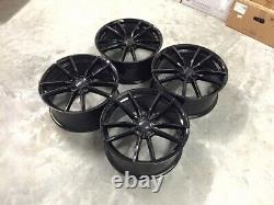 18 Golf R Pretoria Style Alloy Wheels Gloss Black Fits Volkswagen Caddy Golf