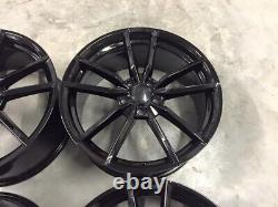 18 Golf R Pretoria Style Alloy Wheels Gloss Black Fits Volkswagen Caddy Golf