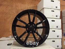 18 Golf R Pretoria Style Alloy Wheels Gloss Black Fits Volkswagen Caddy Golf