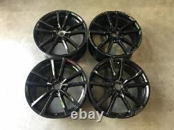 18 Golf R Pretoria Style Alloy Wheels Gloss Black Fits Volkswagen MK5 MK6 MK7
