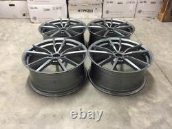 18 Golf R Pretoria Style Alloy Wheels Gloss Gun Metal Fits MK6 MK7 MK7.5 MK8