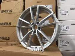 18 Golf R Pretoria Style Alloy Wheels Quartz Silver VW Golf MK5 MK6 MK7 Caddy