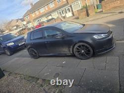 18 Golf R Spielberg Style Alloy Wheels Fits Audi A3 A4 A6 Black