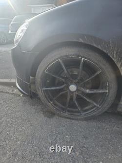 18 Golf R Spielberg Style Alloy Wheels Fits Audi A3 A4 A6 Black