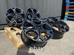 18 Gti Style Alloy Wheels Gloss Black Pol Audi A3 S3 A4 A6 5x112 cb57.1