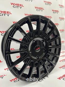 18 Inch Ford Transit Rally Style Gloss Black Alloy Wheels -Transit Custom 5x160