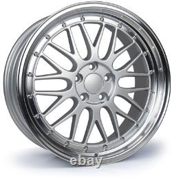 18 LM Style Alloy Wheels Silver 5x120 for BMW 1 Series E81 E82 E87 E88 F20 F21