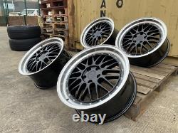 18 LM Style Black/Pol Alloy Wheels MERCEDES CLA A-CLASS C-CLASS E-CLASS
