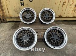 18 LM Style Black/Pol Alloy Wheels MERCEDES CLA A-CLASS C-CLASS E-CLASS