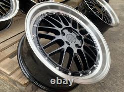 18 LM Style Black/Pol Alloy Wheels MERCEDES CLA A-CLASS C-CLASS E-CLASS