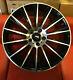 18 Merc Twist Style Alloy Wheels To Fit C Class E Class S Class Black Pol