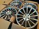 18 Mercedes Amg Turbine Style Alloy Wheels Staggered G+p Mercedes C-class W204