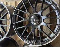 18 Mercedes C63S Style Alloy Wheels SATIN Polished Edge for Mercedes A-Class