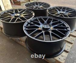 18 Mercedes C63S Style Alloy Wheels SATIN Polished Edge for Mercedes A-Class