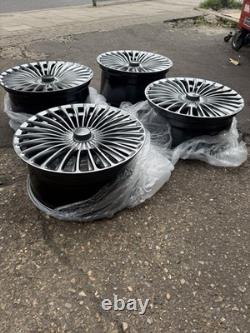 18'' Mercedes Maybach Turbine Style Alloy Wheels A B C E Class Gla Vito V Class