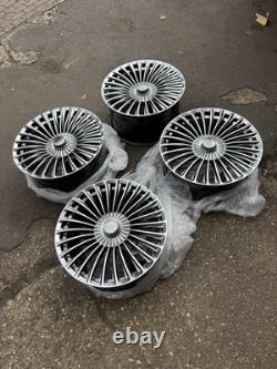 18'' Mercedes Maybach Turbine Style Alloy Wheels A B C E Class Gla Vito V Class