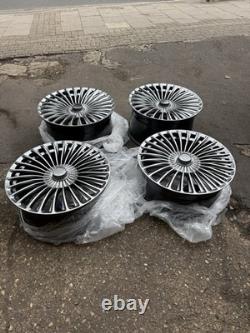 18'' Mercedes Maybach Turbine Style Alloy Wheels A B C E Class Gla Vito V Class
