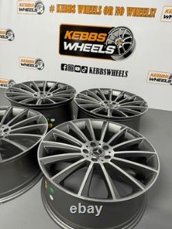 18 Mercedes Turbine Twist Replacement Style Alloy Wheels C Class E Class S Clas
