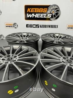 18 Mercedes Turbine Twist Replacement Style Alloy Wheels C Class E Class S Clas