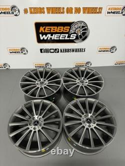 18 Mercedes Turbine Twist Replacement Style Alloy Wheels C Class E Class S Clas