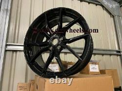 18 New Ford Focus RS MK3 Style Alloy Wheels Gloss Black Focus ST RS 5x108 63.4