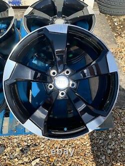 18 New RS3 Style Alloy Wheels Only Black/Polished to fit Audi A3 (2004-onwards)
