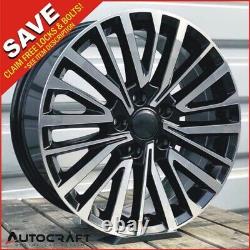 18 Palmerston Bp Style Alloy Wheels Tyres Vw Transporter T5 T6 + Load Rated