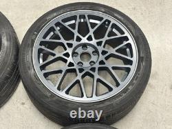 18 ROTIFORM BLQ STYLE ALLOY WHEELS 5x100 black AUDI A1 VW POLO GOLF SKIDA FABIA