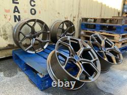 18 RS6 F BRONZE Style ALLOY WHEELS X4 TYRES Fits AUDI A3 TT /VW GOLF CADDY