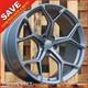 18 Rs6 F Mg Style Alloy Wheels X4 Tyres Fits Audi A3 A4 A6 Tt Pcd 5x112