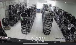 18 RS6 F black Style ALLOY WHEELS X4 TYRES Fits AUDI A1 A3 TT /VW GOLF POLO