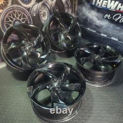 18'' Rotor Style Alloy wheels 5x112 Fit Audi A3, TT, VW Caddy Golf, Skoda, Seat