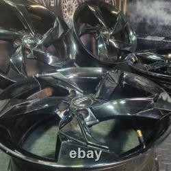 18'' Rotor Style Alloy wheels 5x112 Fit Audi A3, TT, VW Caddy Golf, Skoda, Seat