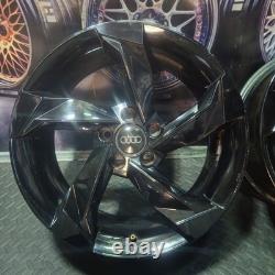18'' Rotor Style Alloy wheels 5x112 Fit Audi A3, TT, VW Caddy Golf, Skoda, Seat