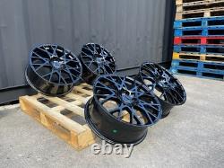 18 Rs3 Style Alloy Wheels Fits Audi A3 S3 Rs3 A4 A6 Tt 5x112 Black Clearance