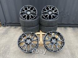 18 S3 S Line Style Alloy Wheels + Tyres Fits Audi A3 A4 A6